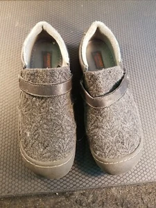Zoccoli scarpe slip-on JSport donna Blair nero grigio foderate in pelliccia misura 8m - Foto 1 di 7