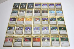 Carte Pokemon Lotto Allenatore 35 Carte Near Mint dal Giappone Retrò/Vintage/Rare - Foto 1 di 19