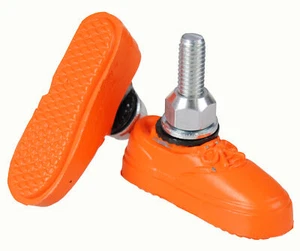 KOOL STOP Vans shoe bicycle BMX THREADED brake pads ORANGE - Picture 1 of 1