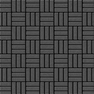 Mosaico azulejo macizo metal titanio cepillado gris oscuro 1,6 mm tejido de baloncesto-Ti-SB - Imagen 1 de 4