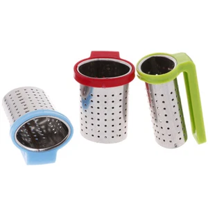 Reusable tea infuser stainless steel Tea Strainer Teapot tea bag InfuserJD^HF - Picture 1 of 15