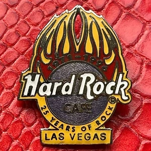 LAS VEGAS US🎸Hard Rock HOTEL®HRH PIN✅ 1971-1996 25TH ANNIVERSARY FLAMES LOGO🎗 - Picture 1 of 2