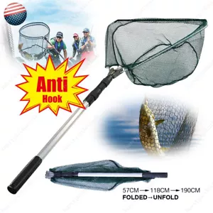 Fishing Landing Net Telescopic Pole Handle Retractable Foldable 74.8" / 190cm - Picture 1 of 12