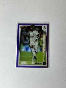 2022-23 Topper Merlin cromo UEFA refractor púrpura Vini Jr./15 - Imagen 1 de 3