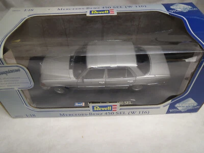 Mercedes Benz 450 SEL (W116); Silber; Revell, 1:18 - Bild 1 von 4