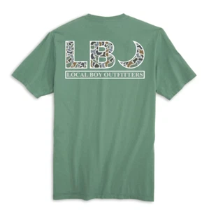 Local Boy Outfitters Bluff Logo Short Sleeve T-Shirt - Light Green - L1000526 - Picture 1 of 6