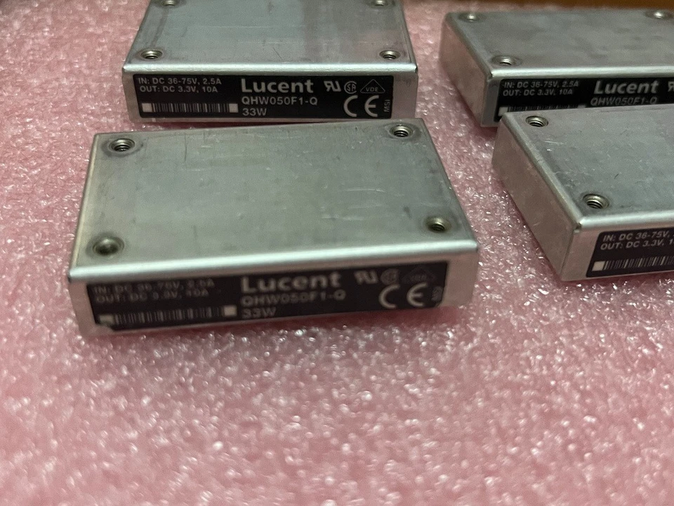 LUCENT QHW050F1-Q 1-OUTPUT 33W DC-DC REG PWR SUPPLY MODULE - Image 1 of 1