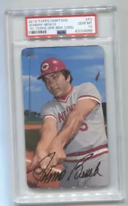 2019 Topps Heritage Baseball - Johnny Bench - #13 - 1970 Super Style - PSA 10 - Bild 1 von 2