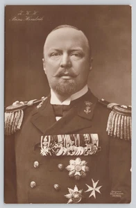Postcard Prince Henry Duke of Mecklenburg-Schwerin Consort Netherlands Portrait - Picture 1 of 2