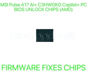 MSI Pulse A17 AI+ C3HWGKG Copilot+ PC, ADMIN NO PASSWORD BIOS CHIP (AMD) - Afbeelding 1 van 1