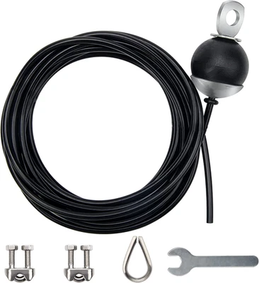 Fitness Pulley Cable 196 Inch, Adjustable Home Gym Cable Replacement for Pulley - Image 1 of 4