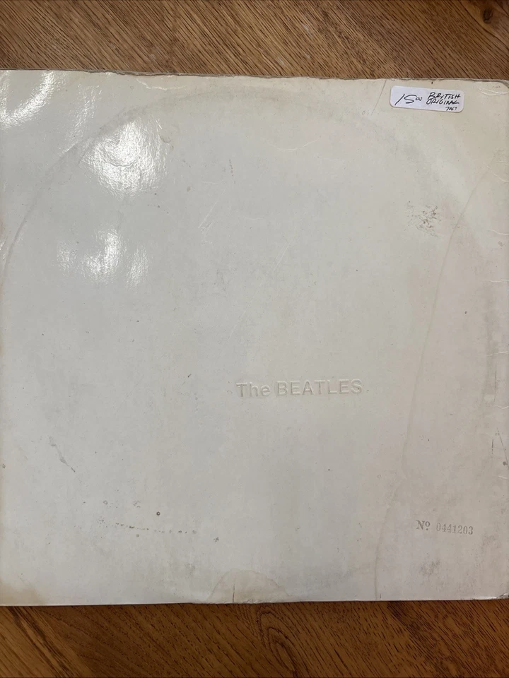 The Beatles White Album UK 1st Press 1968 PCS 7067/7068 No. 0441203 Stereo VG - Image 1 of 4