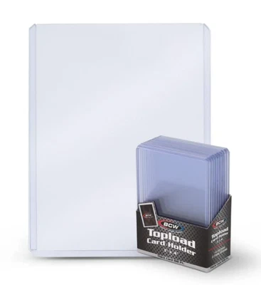 BCW - Thick Card Top Loader 108pt - 3 x 4 (10) Count Pack - For Thick Cards - Image 1 of 2