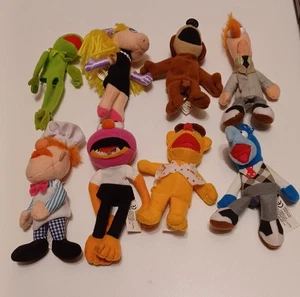 Menge 8 Starbucks Mini Fingerpuppen Muppets Fozie, Gonzo, Miss Piggy - Bild 1 von 1