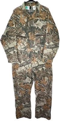 Vintage Liberty Coveralls Mens XL Realtree Camo Hunting Overalls USA Made 42x30 - Image 1 of 4