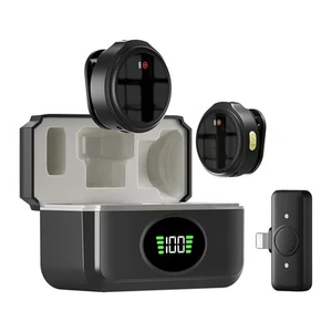 Portable Lapel Mic Clear Voice Sound Easy To Supports Strong Magnetic Attraction - Zdjęcie 1 z 13