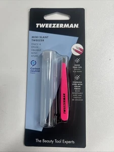 Pinzetta mini pinzetta inclinata rosa spedizione gratuita - Foto 1 di 3