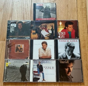 Vince Gill 10 CD Lot: 3 Brand New, The Key, Souvenirs, The Reason Why 2, Etc - Picture 1 of 4