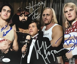 JSA Quad Autografiado Hulk Hogan, Hillbilly Jim Rotunda y Windham 8x10 Promo - Imagen 1 de 1