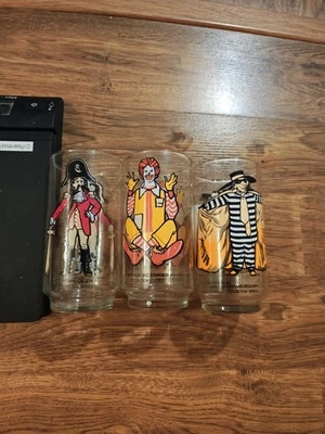 Vintage 1970's McDonalds Character Collector Series Glasses (Set of 3) - Image 1 of 4