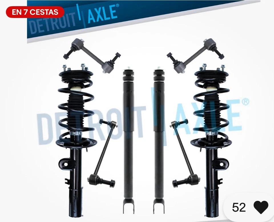 Detroit Axel Shock Absorber for Ford Explorer 4WD 2011 - 2019 Foto 1 de 1