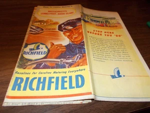 Shell Albany Vintage Road Map 1955 - Bild 1 von 1