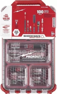 Milwaukee 48-32-4082 SHOCKWAVE Impact Duty Driver Bit PACKOUT Set-100PC - Picture 1 of 3