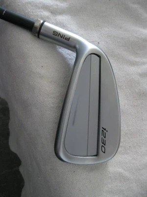 LH Ping i230  Black  Dot  - 7 Iron - AWT 2.0 Regular Flex Steel #8160 - Image 1 of 4