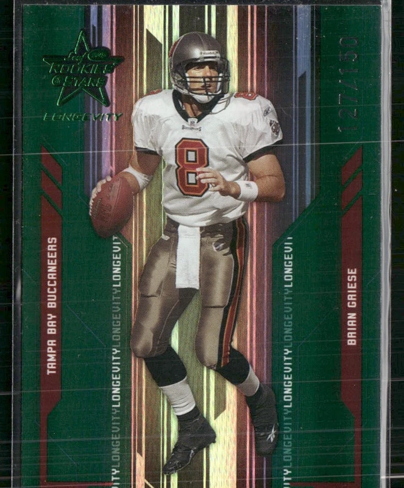 2005 Leaf Rookies & Stars Longevity #89 Brian Griese Emerald #/150 - Image 1 of 2