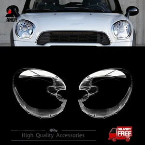 A Pair Headlight Lens Cover FOR Mini R60 Cooper Countryman 2012-2016 - Picture 1 of 6