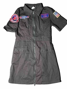 Top Gun Goose sexy Pilotenkleid Erwachsene Halloween Damen M schneller kostenloser Versand! - Bild 1 von 6
