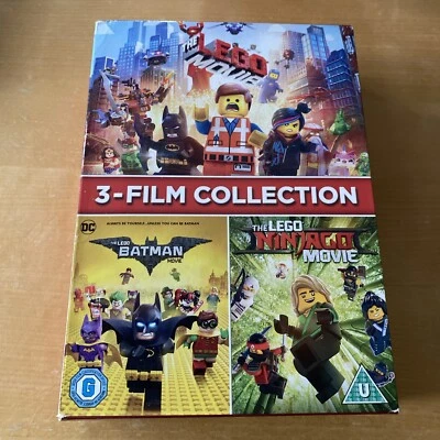 LEGO 3-Film Collection (DVD) The Lego Movie, Batman Ninjago - Image 1 of 4