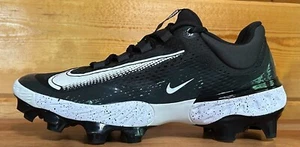 Botines de béisbol moldeados Nike Alpha Huarache Elite 4 MCS talla 11 NEGRO/BLANCO - Imagen 1 de 5
