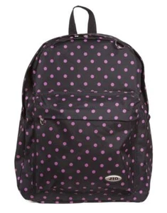 Mochila a lunares negra/rosa J10 - Imagen 1 de 3