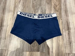 NEW WITHOUT TAGS - MENS DIESEL BLUE BOXER SHORTS - XL - RRP £55 - Picture 1 of 4