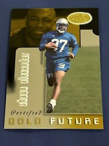 2000 Leaf Certified Gold Future Shaun Alexander SP #CGF-9 Seattle Seahawks