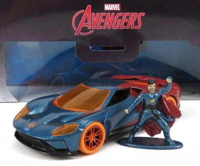 MODELLINO AUTO STATICO DIECAST FORD GT 2017 WITH DOCTOR STRANGE FIGURE 1:32 - Immagine 1 di 4