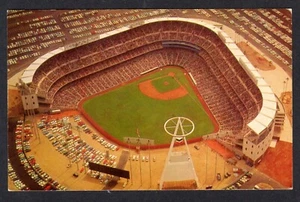 1966 CALIFORNIA ANGELS Anaheim Stadium Golden West PHOTO POSTCARD - Picture 1 of 1