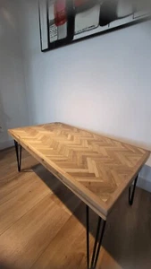 Mesa De Centro en Espiga De Roble - Imagen 1 de 13