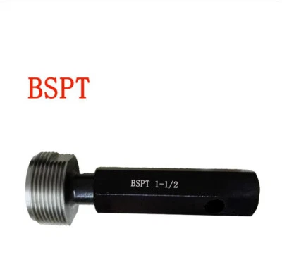 BSPT 1/16" 1/8" 1/4" 3/8" 1/2" 3/4" 1" ~ 2" Taper Pipe Plug Thread Gage Gauge - Image 1 of 4