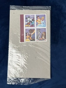 Block of 4 Disney U.S. Stamps (unopened) - Picture 1 of 1
