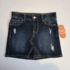 NWT Wonder Nation Girls Denim Skirt S (6/6x) - Picture 1 of 5