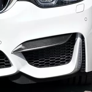 CARBON FIBER FRONT BUMPER AIR VENT COVER FOR BMW F80 M3 F82 F83 M4 2015 -18 - Bild 1 von 3