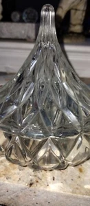 Set Of 2 Vintage Hershey Kiss Crystal Trinket Box Candy Dish EUC - Picture 1 of 4