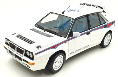Kyosho 1/18 Scale Diecast 08344E Lancia Delta HF Intergrale 6 - White - Photo 1/4