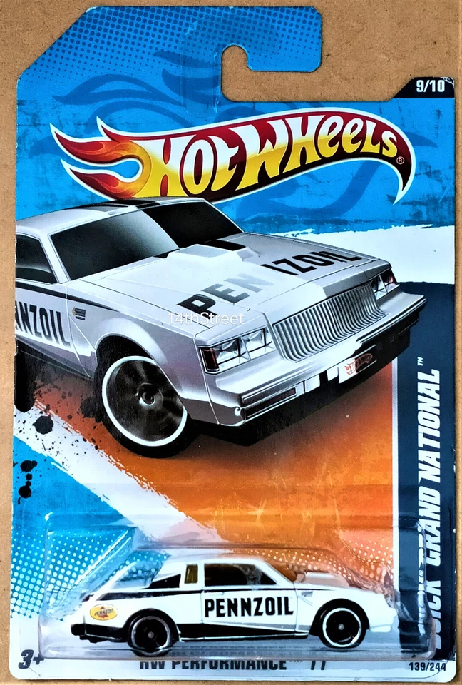 Hot Wheels Performance 9/10 2011 - #139 Buick Grand National - tarjeta larga Foto 1 de 1