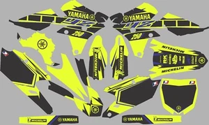 Gráficos para Yamaha YZ 250F YZ250F 2014 2015 2016 2017 2018 calcomanías amarillas - Imagen 1 de 1