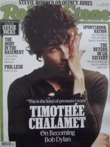 Timothee Chalamet Stevie Nicks A Complete Unknown Rolling Stone US Bob Dylan New - Picture 1 of 11