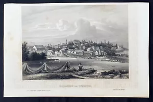 1855 Hermann Meyer Antique Print View of Richmond, Virginia in America - Picture 1 of 1