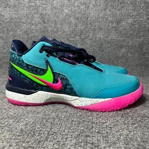 Nike Zoom LeBron NXXT Gen AMPD FJ1566-300 Men's US 10 Sneakers Blue Pink Shoes - Picture 1 of 10
